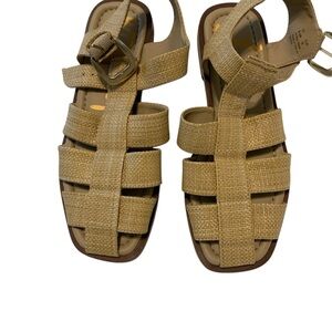 Sam Edelman Tan Adjustable Strap Sandals